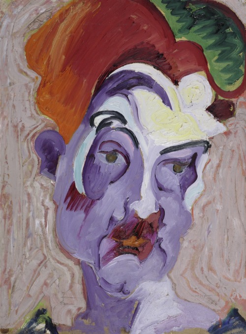 Carl Lohse (German,1895-1965)Head with Red Hair, 1919/21Oil on canvasMuseum Bautzen