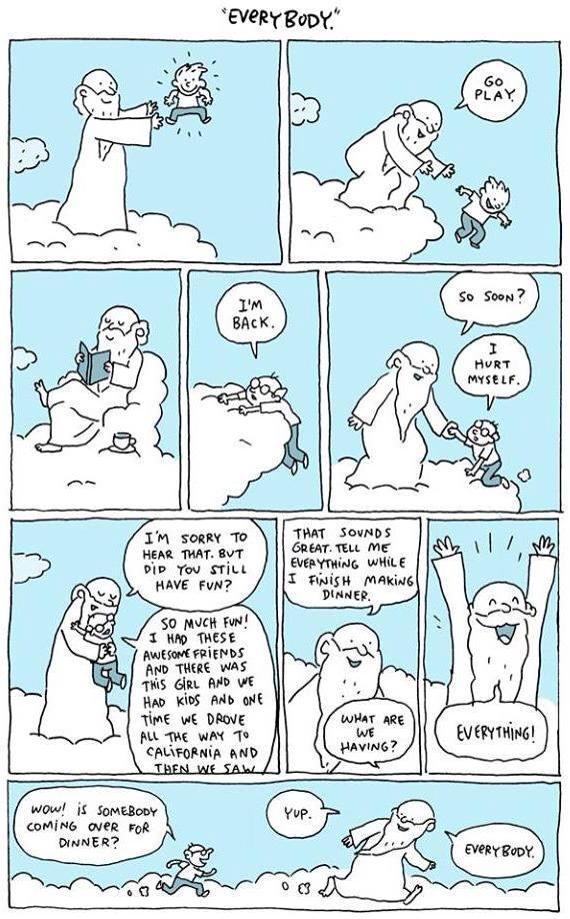 youarelookingatthis:
“ postalofficepunk:
“ lezly-odair:
“ How I feel about religion. God should be presented as what he is, love and kindness. Stop using his name to justify your racism, homophobia and sexism
”
I’m not religious, but this comic is...