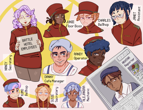 Character Reference Sheets For My Fic Smooth Operator.
