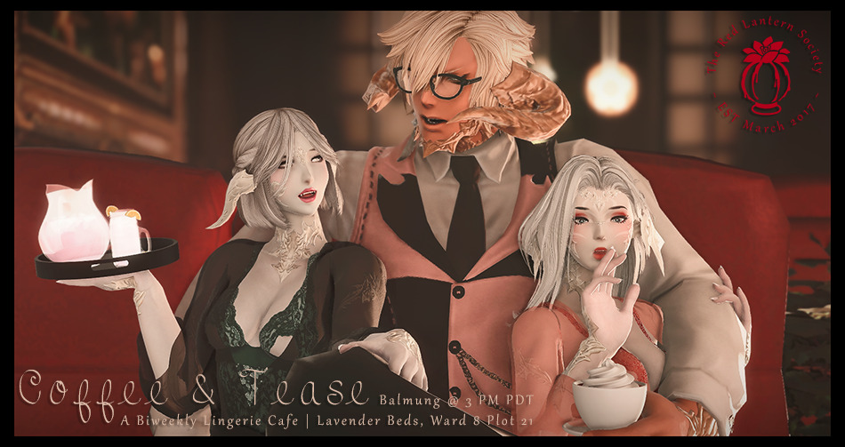Red Lantern Society — Coffee & Tease - A Biweekly Lingerie Cafe
