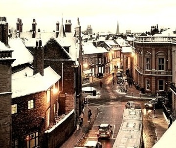 Winters Day, York, England
