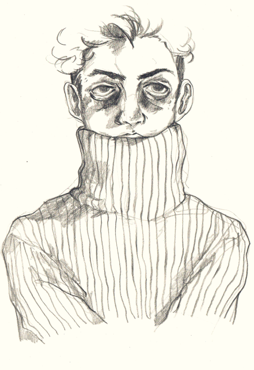 st-pam:I filled a small sketchbook with people #5Pencil, 2015