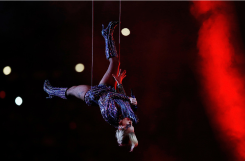 brooklynnightss:  Lady Gaga performing at Super Bowl 51