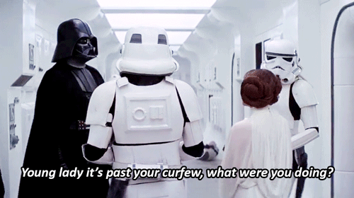 ginger-sith:  padmes-deactivated20221022: Darth Vader Deals with Leia Dating  Lol 