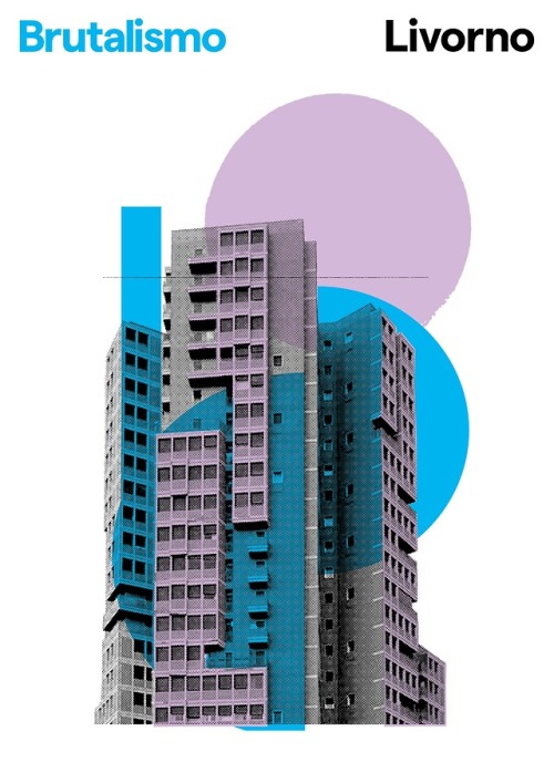 archatlas:Brutalismo by Peter ChadwickBrutalismo, Chadwick’s new poster series of Italian brutalist 