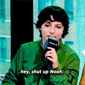 strangerthingscast:some of my favorite Finn Wolfhard being Finn Wolfhard moments.