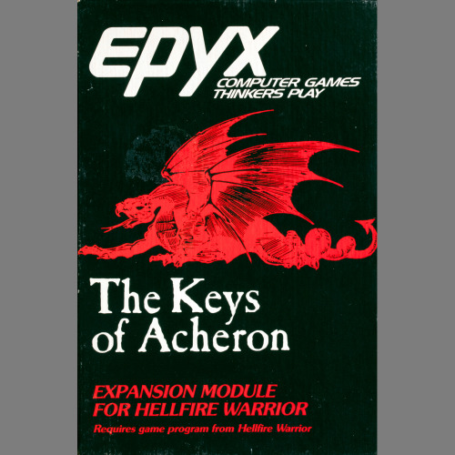 The Keys of Acheron (1981) is the first expansion for Epyx’s Hellfire Warrior (which I posted about 