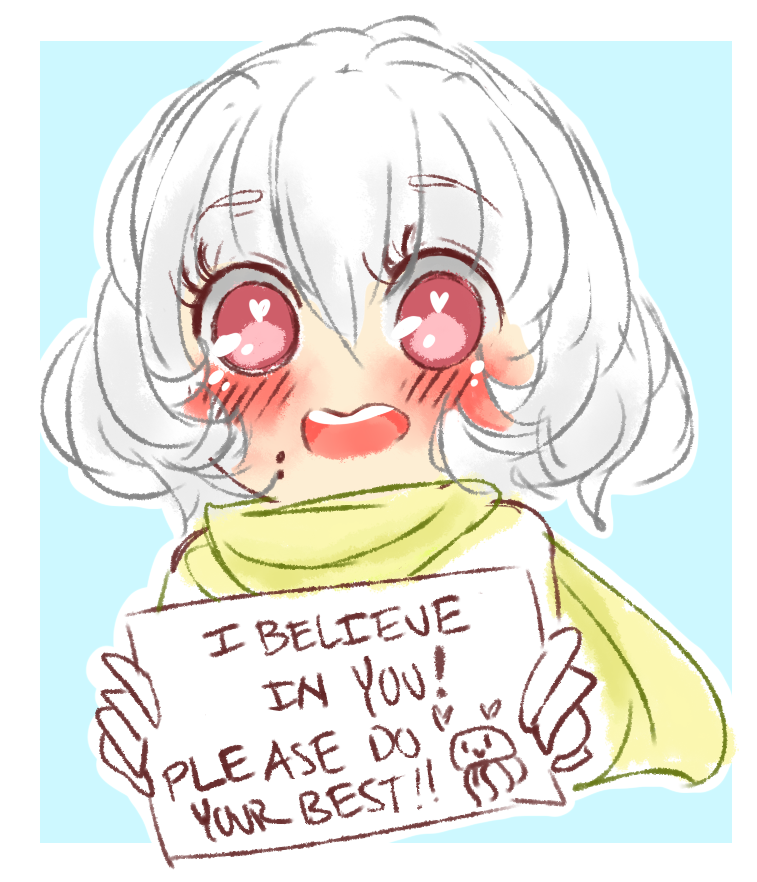 sailorpalinstrashcan:  I drew some motivational Clears last night and today was Clear’s