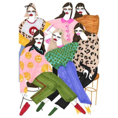 THE Marc Jacobs illustrated by Karolina Pawelczyk