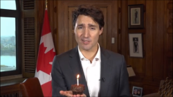 letters-from-the-sea:Say what u want about Justin Trudeau, but the fact that he celebrated one year in office with this smol humble cupcake shows that he truly understands the Canadian way.