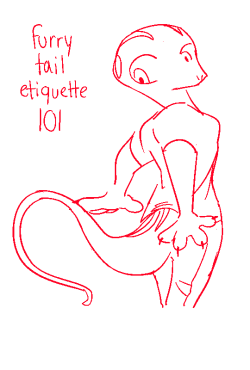 pluralthey:i mentioned some “tail etiquette”