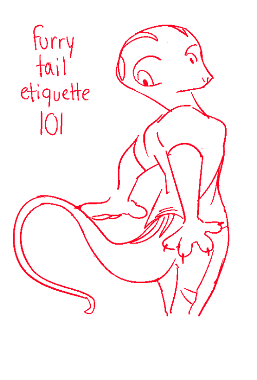 pluralthey:i mentioned some “tail etiquette” in a stream i did once, but i wanted to doodle more elaboration on it for warm-up