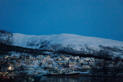 Polar nights in Tromsø, Northern Norway.