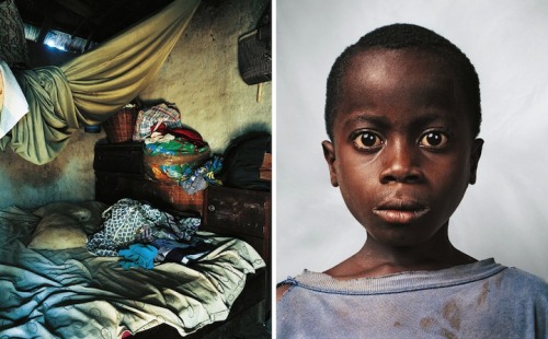 Portraits Of Children Around The World And Where They Sleep