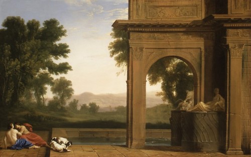 met-european-paintings: Classical Landscape with Figures by Henri Mauperché, European Paintin