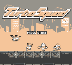2pblog:  &gt; PLAY - TURBO SQUAD &lt;  It’s a multiplayer turn based plateformer / racing game ( 2 - 6 players local ), you need find the target and eliminate it before others players, you can play several members of the turbo squad, with unique aptitude