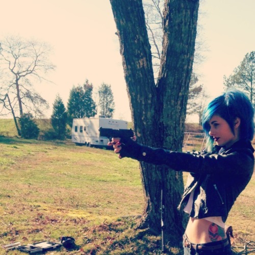sexygungirls:  I am in love with your slim tummy and the tattoo.  