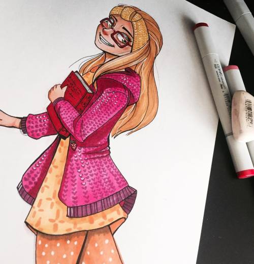 cevemo:  Inktober Day 3  Honey Lemon, scientist on the go-go 