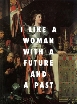 flyartproductions:  That’s why you wanna have no sex, why you wanna protest, why you wanna fight for your right Joan of Arc at the Coronation of Charles VII (1854), Jean Auguste Dominique Ingres / Proud of You, Drake feat. Nicki Minaj