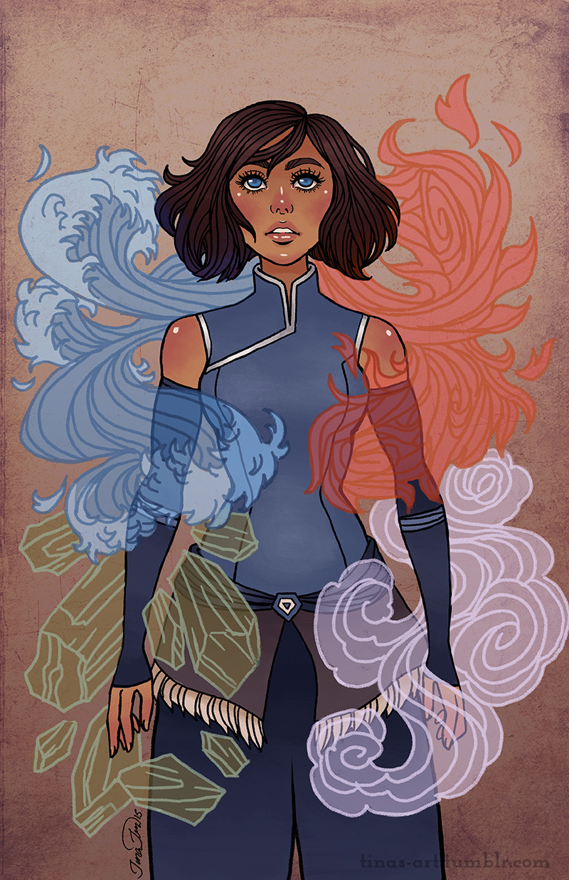 tinas-art:  The Legend of KorraSelling prints in exactly one week at Anime North!