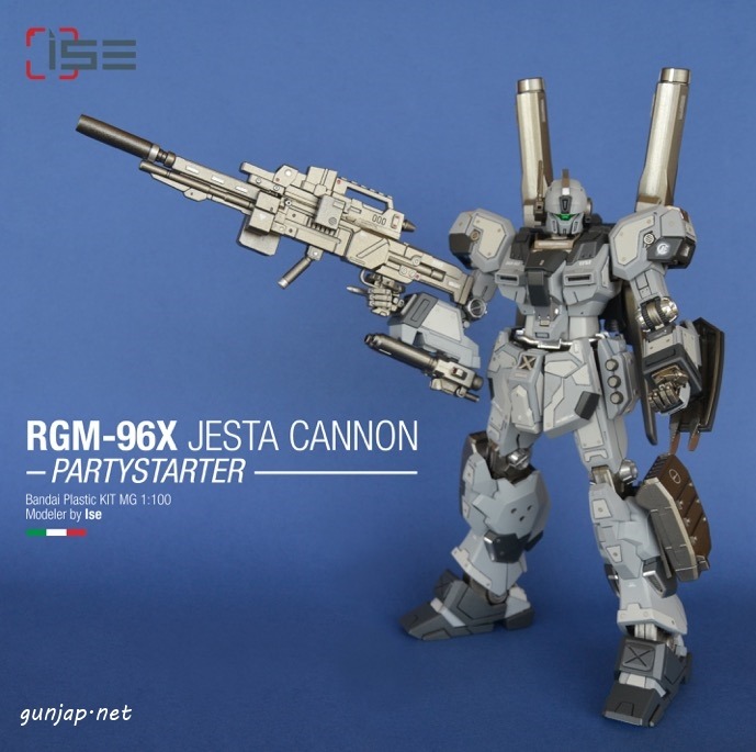 gunjap:  ISE’s Custom Work MG RGM-96X Jesta Cannon “Partystarter”: Full REVIEW,