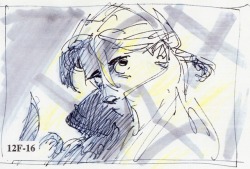 barryjohnson77:  One of the many rewarding things about working on Treasure Planet was being able to work with master animator, Glen Keane. Besides animating Silver, Glen did some storyboard work on the film. Here’s  a couple of his story sketches.