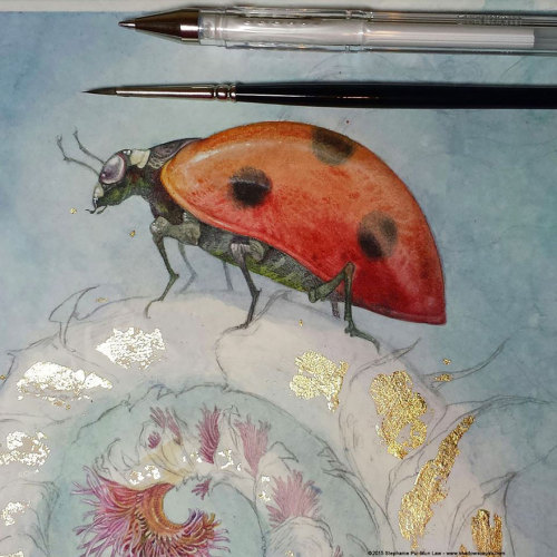asylum-art-2:Fairytale-like Watercolor Paintings Of Plants And Animals By Stephanie Law  More info: 