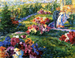 bofransson:  Flower Garden, Man and Woman Emil Nolde - 1908