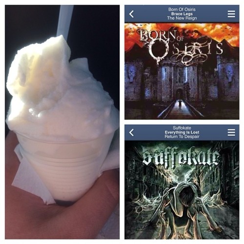 ũ ice and jams to class  (at Passaic, NJ)