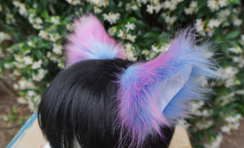  Cat/Fox Headband Ears We ran out of blue sherbet but gained blue cotton candy~See something you lik