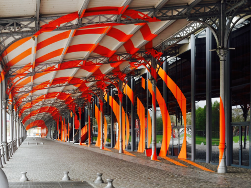 Felice Varini, La Villette En Suites, Grande halle de la Villette