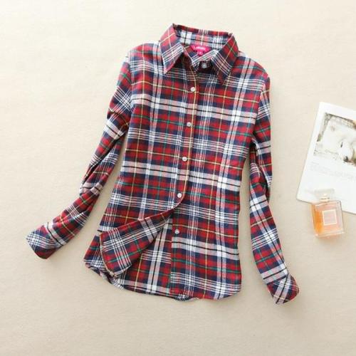 lovelymojobrand:  All New Women’s Plaid Shirts!GREEN / RED & WHITEBLUE / AUTUMNPURPLE / BLACK & WHITEDARK PLAID / DARK REDCOLORFUL /  LIGHT RED33% OFF - Free Shipping WorldwideView All Plaid Shirts Here