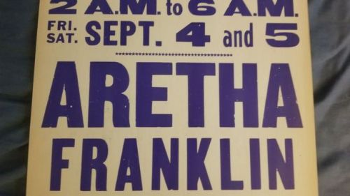 ARETHA FRANKLIN CANNONBALL ADDERLY RARE BOXING STYLE CARDBOARD CONCERT POSTER dlvr.it/QqD5Yp 