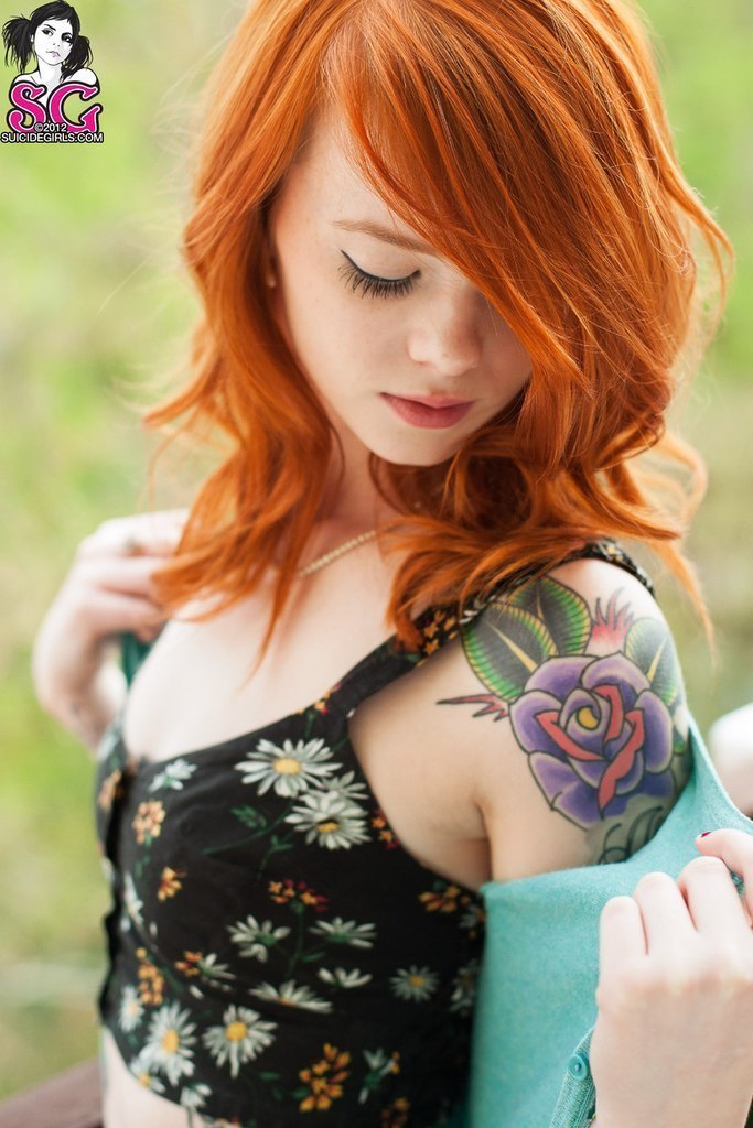 lass-and-suicide:  Lass “Waiting for the sun” for Suicide Girls  Beautiful