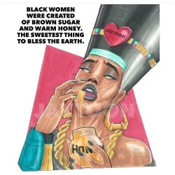 jay-toon:  black women were created of  brown