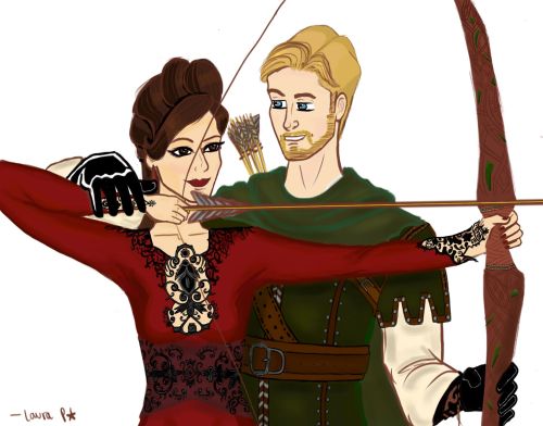 laura-p-g: Outlaw Queen Week: Feb 14. Archery Lessons. 