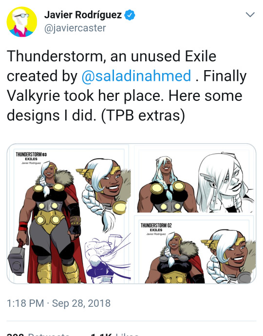 macktheiceman: nonjudgementalme:  bisexual-nightwing:   nonjudgementalme:   bisexual-nightwing:  thor and storm almost had a daughter. we were robbed of a ripped goddess from the best damn characters in the marvel multiverse.    WHAT     LOOK AT THIS