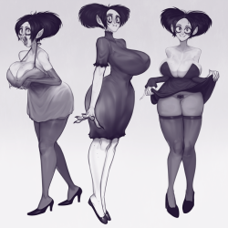 derekhetricknsfwart:Here’re some assorted vampire lady lewd draws