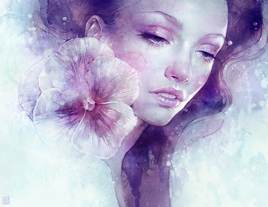 asylum-art-2:   Anna Dittmann: Etheral Portraits  Anna Dittmann aka Escume  is a
