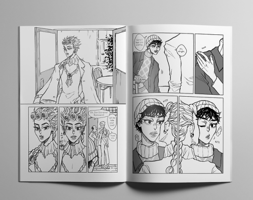 HELLO! PRE-ORDERS FOR MY GIOMIS FANCOMIC ARE OPEN NOW! 44 Pages full of fluff and awkwardness! 