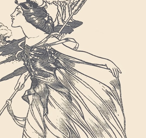 clawmarks:The minor poems of John Milton - illustrations by Alfred Garth Jones - 1898 - via Internet