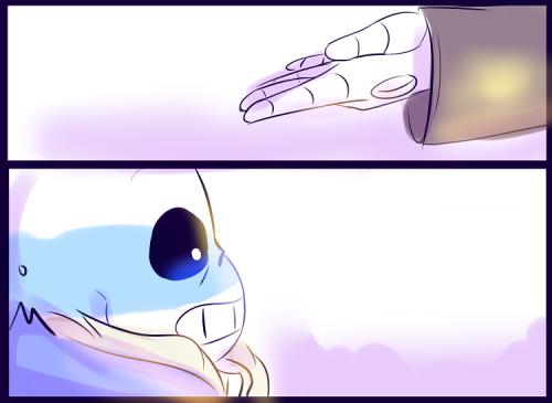chaotichero:  I had a tough time with this for some reason :’DHappy holidays! Hope this brightens up the mood of those  who had their hearts turned blue after the last sanster comic. did you also catch that SU reference?