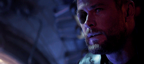 chrishemsworth:I’m only alive because fate wants me alive. Thanos is just the latest in a long line 