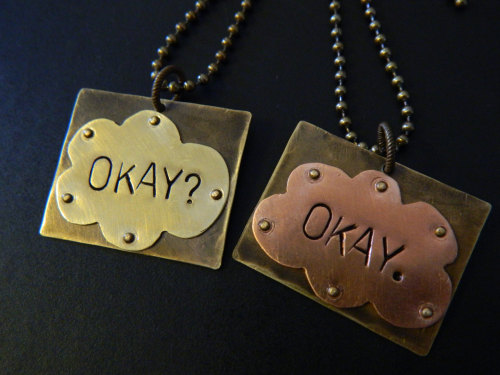 elliejellyfishgrace:  magicintheminuscule:  TFIOS has been reworked into couple’s necklaces just in time for Valentine’s Day.  Be sure to check them and other great creations out at www.hoboswag.etsy.com.   i really love this
