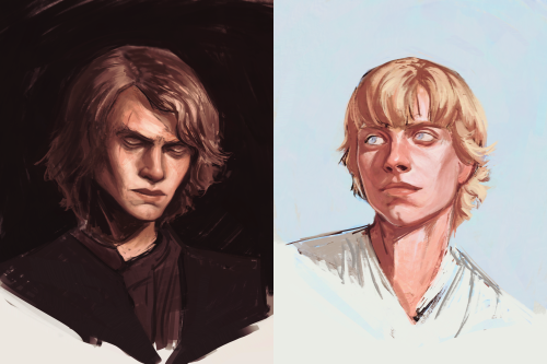 Some Sketch Portrait Studies I Did Some Time Ago