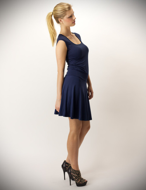 Dress with beads de.dawanda.com/product/45508810-blaues-Sommerkleid