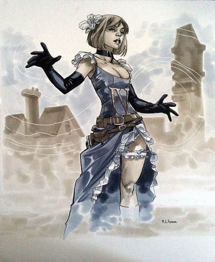 extraordinarycomics:  Steampunk comic book Women Created by Mahmud Asrar