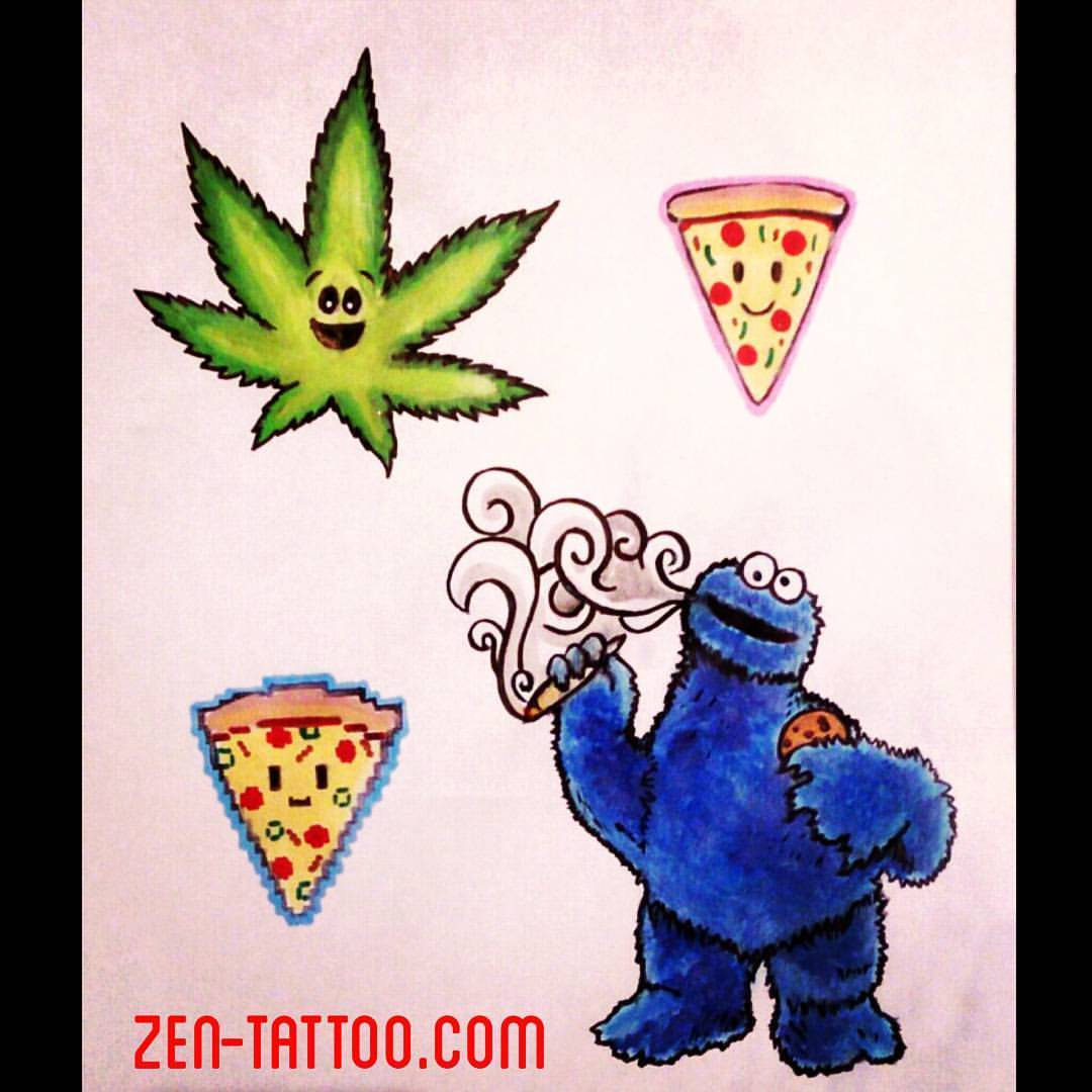 Cookie Monster  Monster tattoo Cover up tattoos Monster cookies