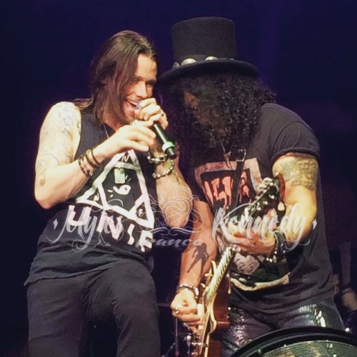 One of our pics of Myles &amp; Slash yesterday @ Luxembourg