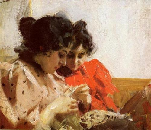 ANDERS ZORN. Spetssom, 1894, oil on canvas.